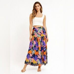 Abel The Label Floral Skirt